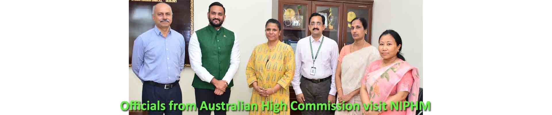 Officials from Australian Embassy visited NIPHM