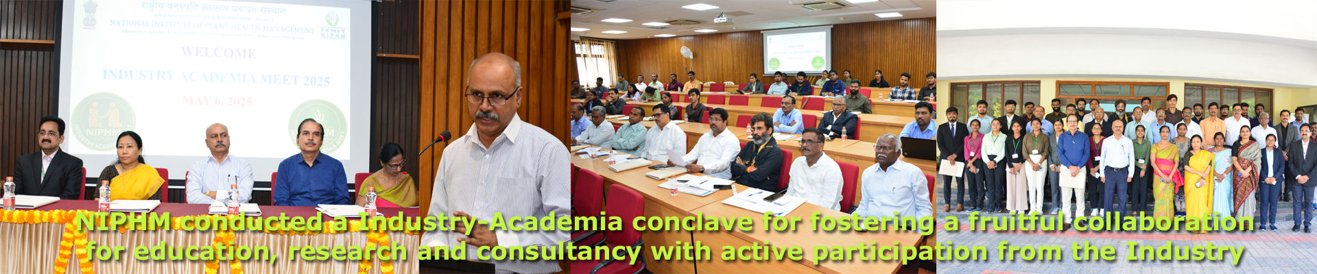 NIPHM conducted the Industry-Academia conclave for fostering a fruitful collaboration for education, research and consultancy with active participation from the Industry