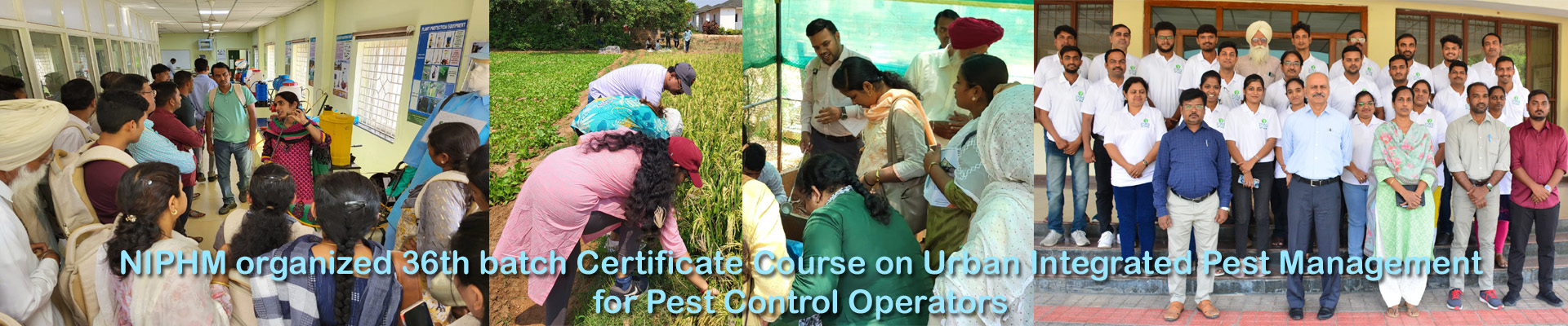 NIPHM organized 36th batch Certificate Course on Urban Integrated Pest Management for Pest Control Operators
